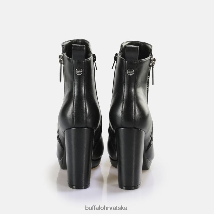 crno Buffalo amy zip gležnjače veganske |čizme TDD6T740